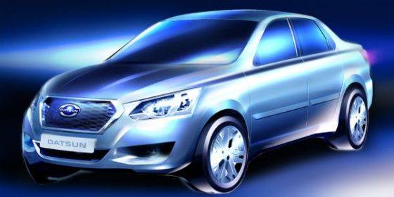 Datsun GO Sedan Sketch