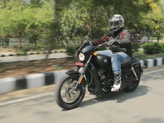 Harley-Davidson Street 750 review action shot Harley-Davidson Street 750 review action shot