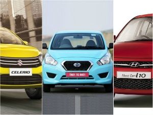 Nissan Datsun Go vs Maruti Suzuki Celerio vs Hyundai i10: Spec Comparison Datsun Go vs Maruti Celerio vs Hyundai i10