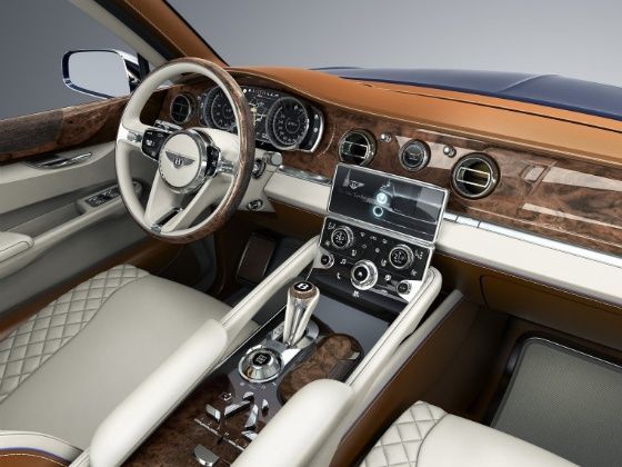 New Bentley SUV Interior