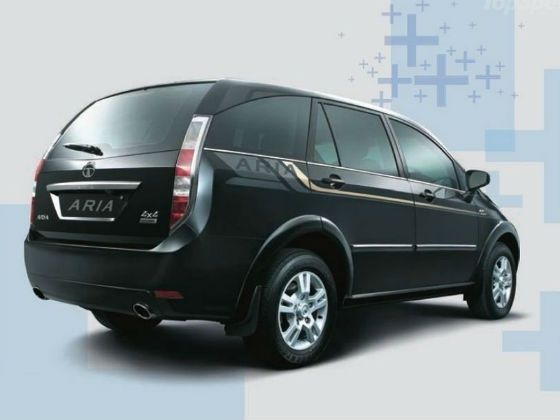 New Tata Aria rear shot