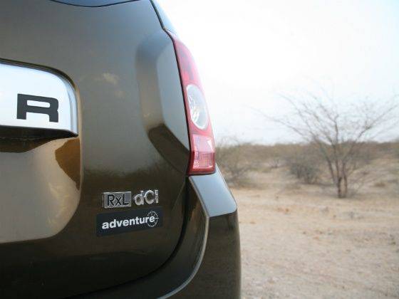 Renault Duster Adventure badge Renault Duster Adventure badge