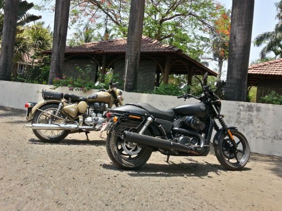 Harley-Davidson Street 750 vs Royal Enfield Desert Storm Harley-Davidson Street 750 vs Royal Enfield Desert Storm