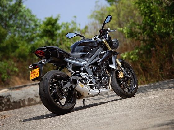 2014 Triumph Street Triple rear static shot 2014 Triumph Street Triple rear static shot