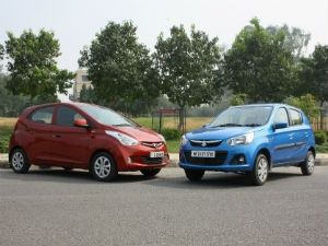 New Maruti Alto K10 vs Hyundai Eon 1.0 Comparison review New Maruti Alto K10 vs Hyundai Eon 1.0 comparison review