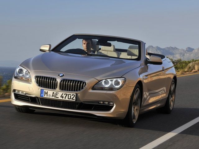 BMW 6 series front angle shot