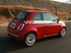 Fiat 500 rear angle shot