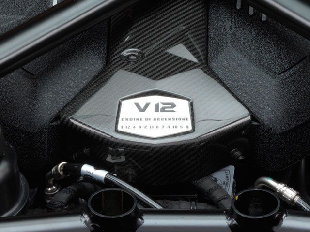 Lamborghini Aventador Engine Shot