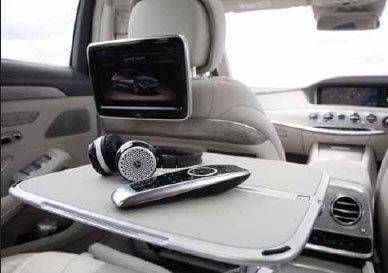 Mercedes s class rear entertainment system