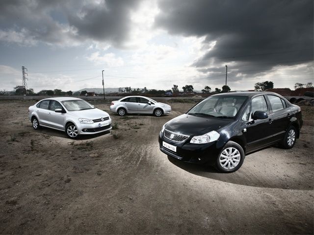 Volkswagen Vento vs Maruti Suzuki SX4 vs Fiat Linea Volkswagen Vento vs Maruti Suzuki SX4 vs Fiat Linea