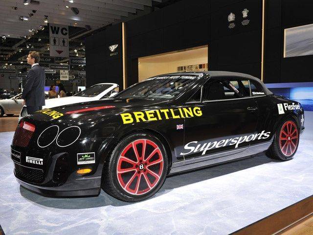 Bentley Supersports'Ice Speed Record Convertible'