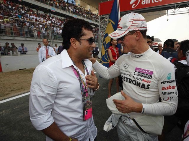 Sachin And Schumacher