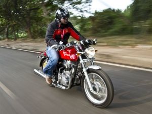 Royal Enfield Continental GT: India First Ride Pics! Royal Enfield Continental GT action shot