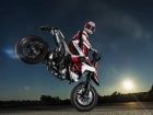 Nicky Hayden on the Ducati Hypermotard SP