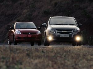 Chevrolet Sail U-VA vs Maruti Suzuki Swift: ZigWheels Shootout Pics Chevrolet Sail U-VA vs Maruti Suzuki Swift