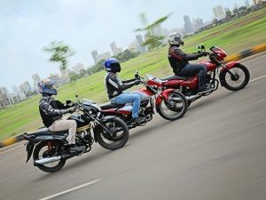 TVS Star City+ vs Hero Splendor iSmart vs Mahindra Centuro: Comparison Review Gallery