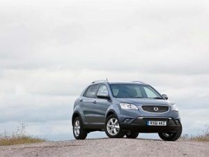 SsangYong Korando and caravan SsangYong Korando and caravan