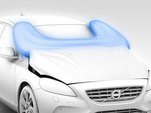 Volvo Pedestrian Airbag Technology demonstration Volvo Pedestrian Airbag Technology demonstration