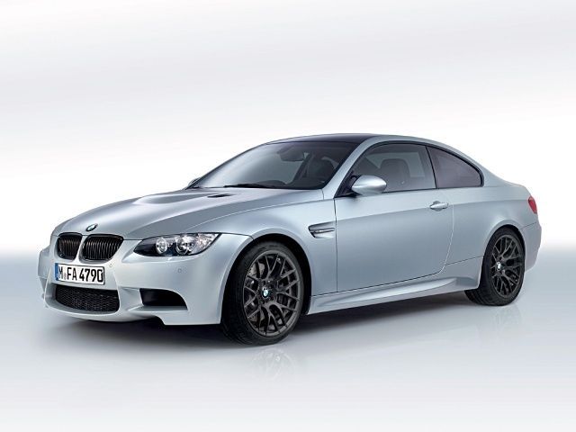 The BMW M3 Coupe Frozen Silver Edition comes with matt black alloy wheels 