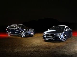Audi RS7 and Mercedes-Benz GL63 AMG Audi RS7 & Mercedes-Benz GL63 AMG